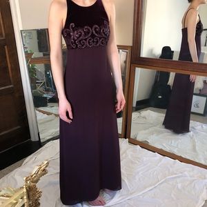 Night Way Collections purple wine formal dress